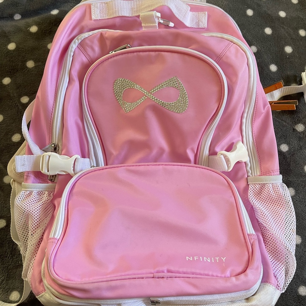 Nfinity pink bookbag